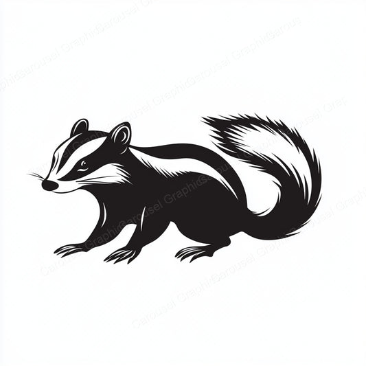 Skunk Vector Graphic preview