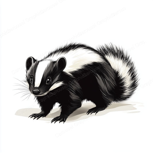 Skunk Vector Graphic preview