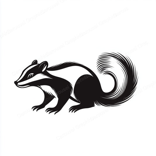 Skunk Vector Graphic preview