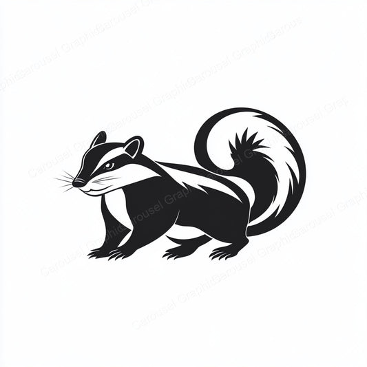 Skunk Vector Graphic preview