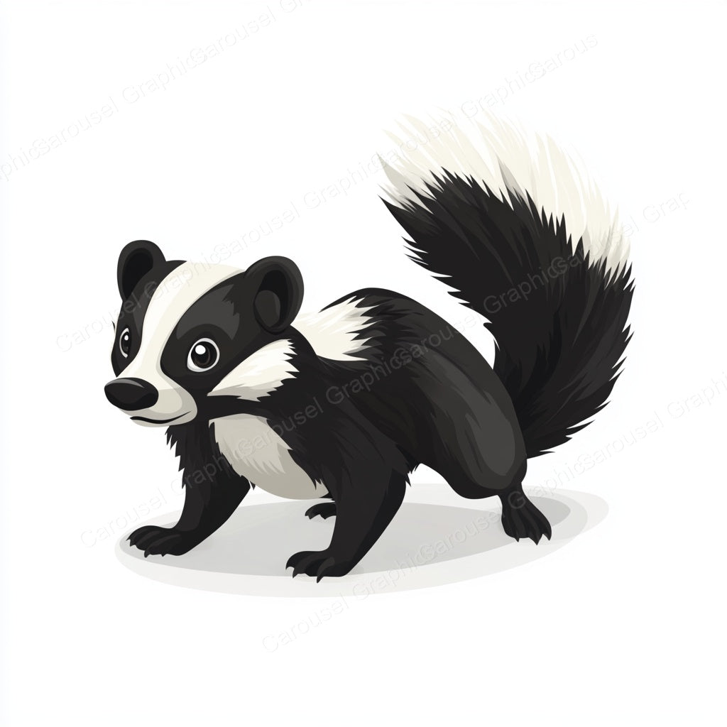 Skunk Vector Graphic preview