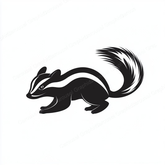 Skunk Vector Graphic preview