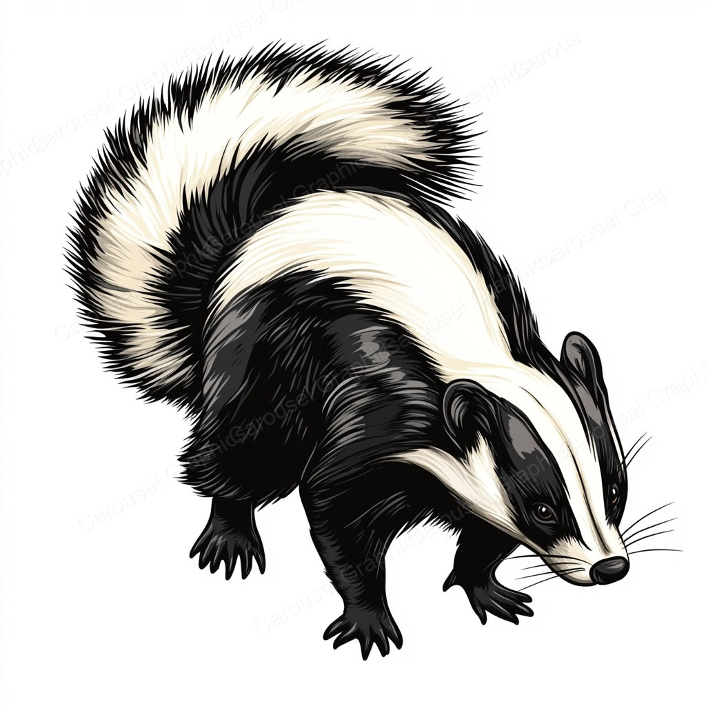 Skunk Vector Graphic preview