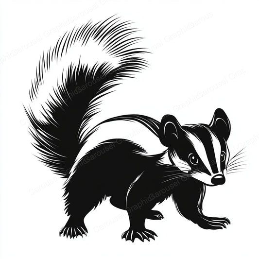 Skunk Vector Graphic preview