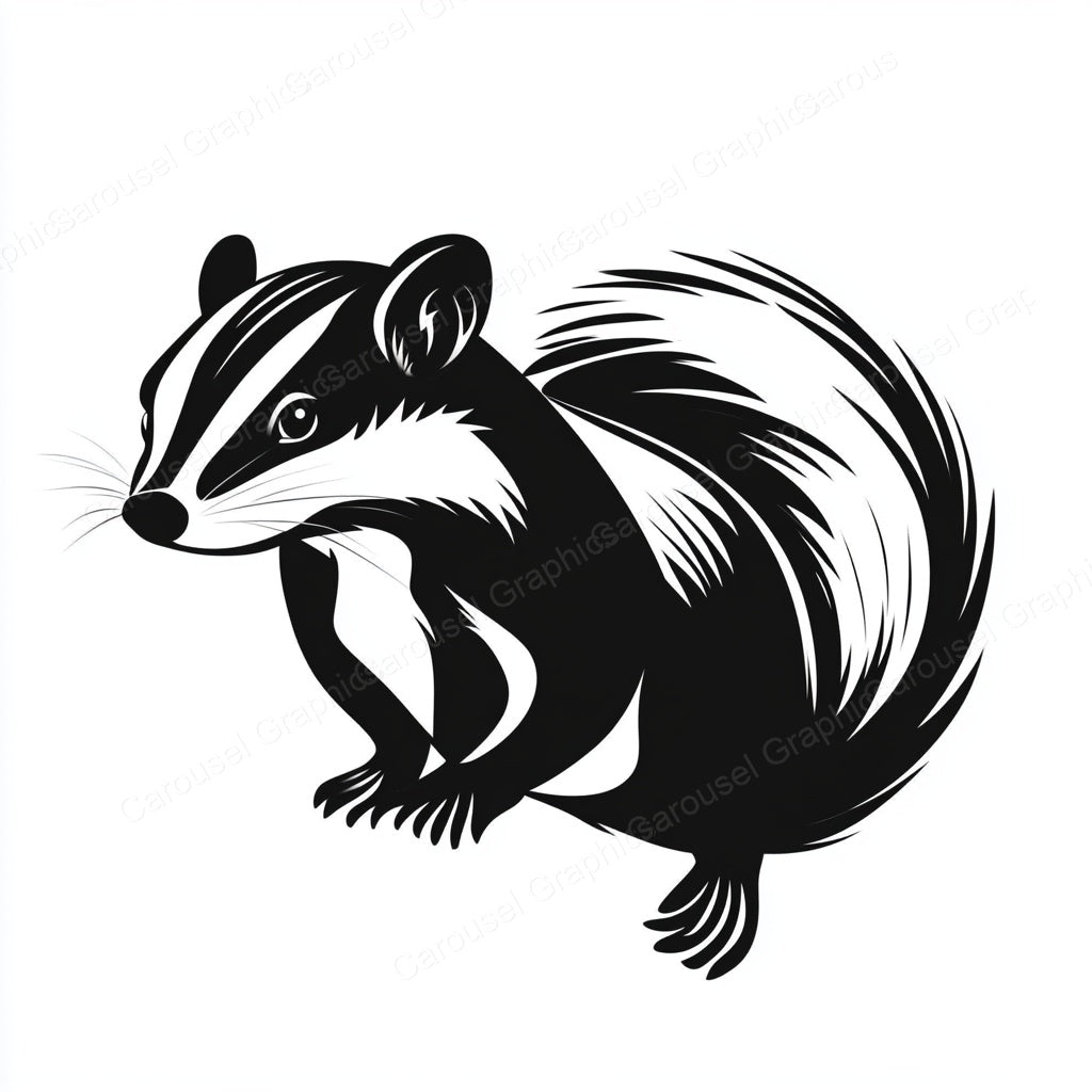 Skunk Vector Graphic preview