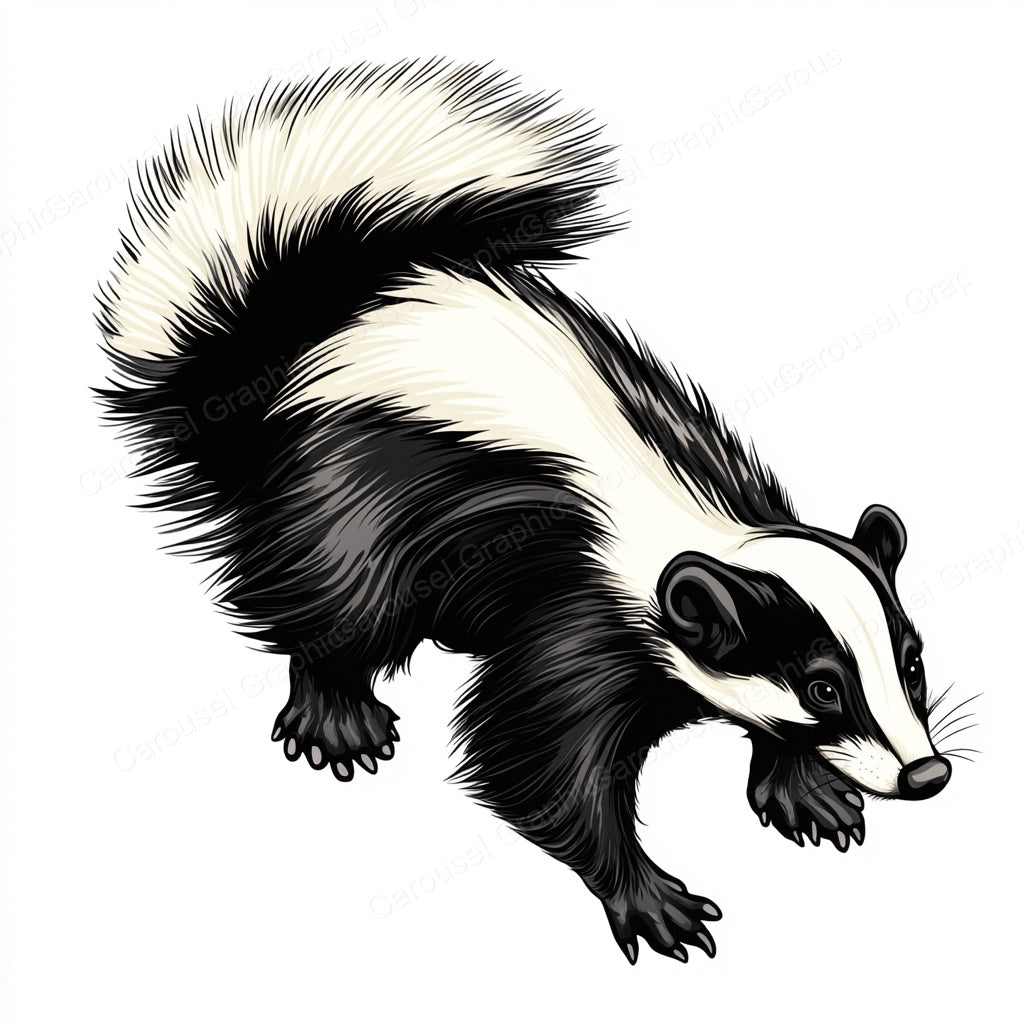 Skunk Vector Graphic preview