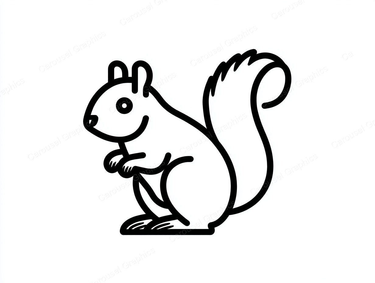 Squirrel Vector Graphic preview