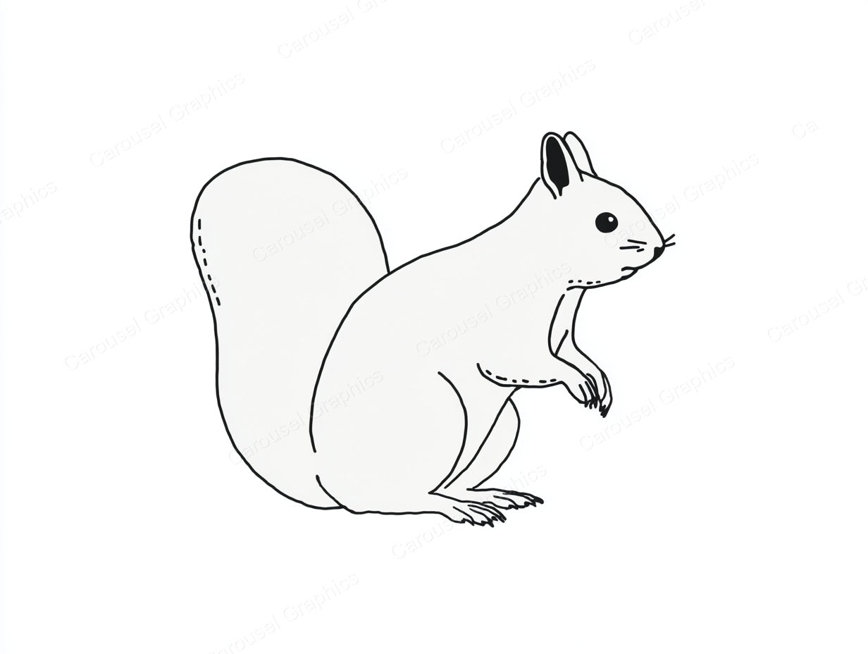 Squirrel Vector Graphic preview