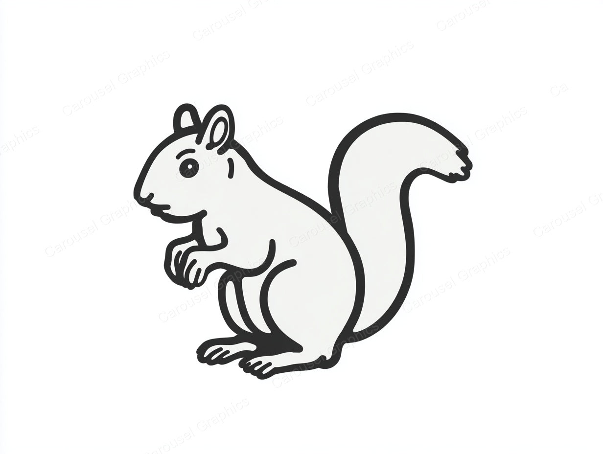 Squirrel Vector Graphic preview