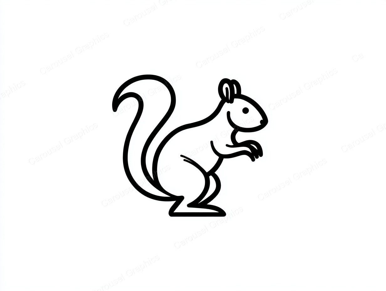 Squirrel Vector Graphic preview