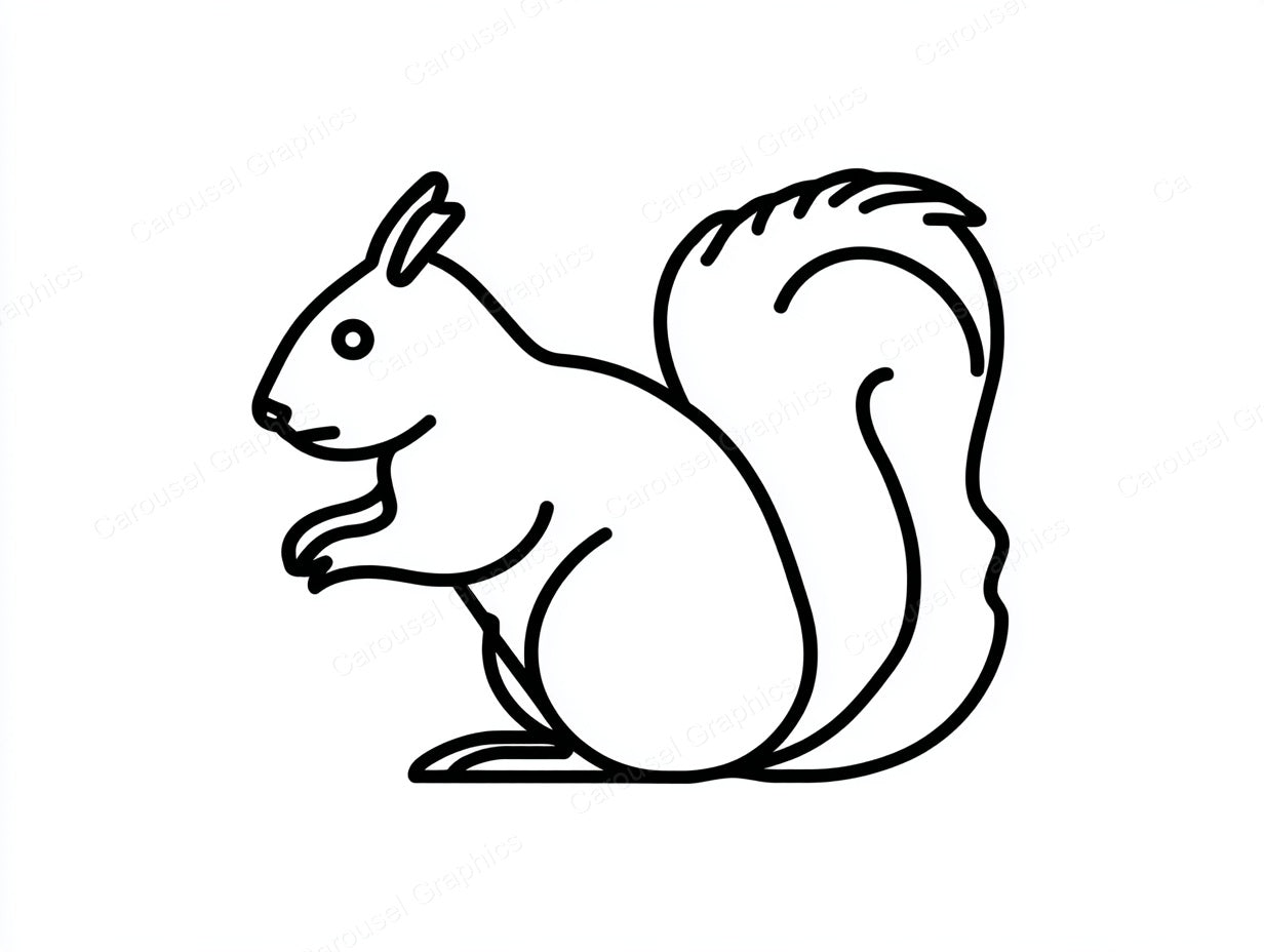 Squirrel Vector Graphic preview