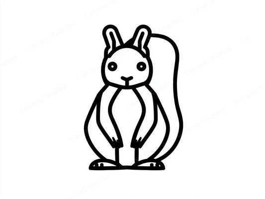 Squirrel Vector Graphic preview