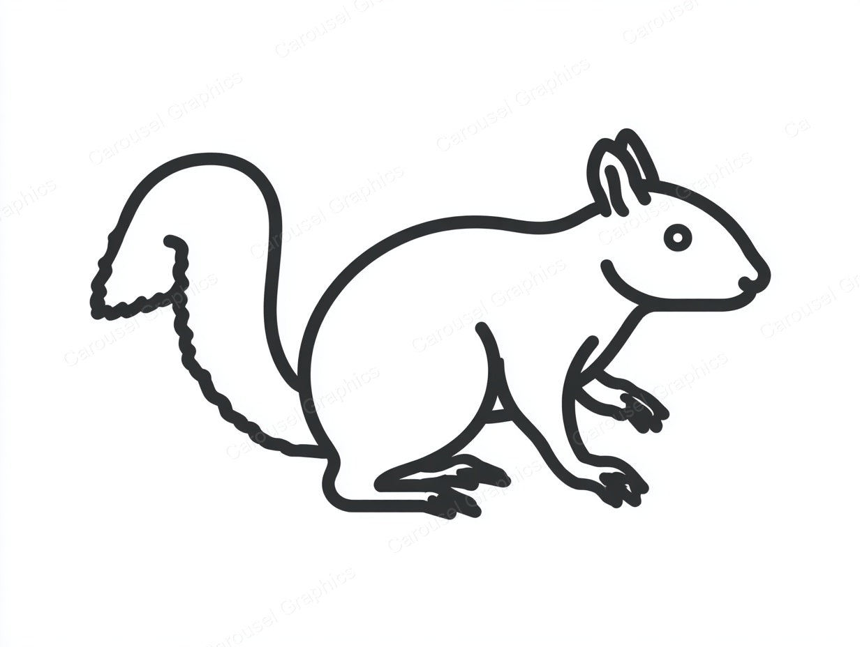 Squirrel Vector Graphic preview
