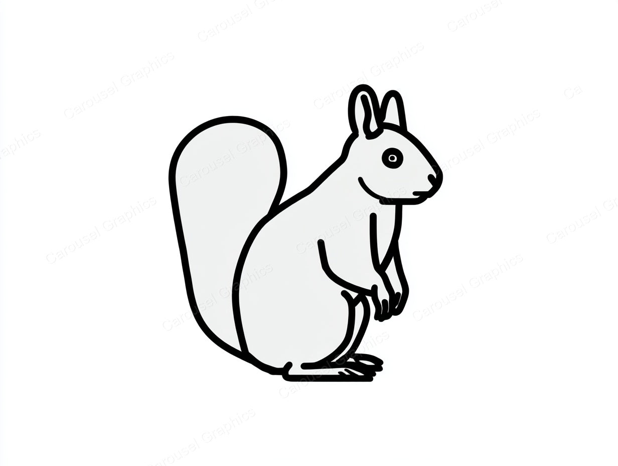 Squirrel Vector Graphic preview