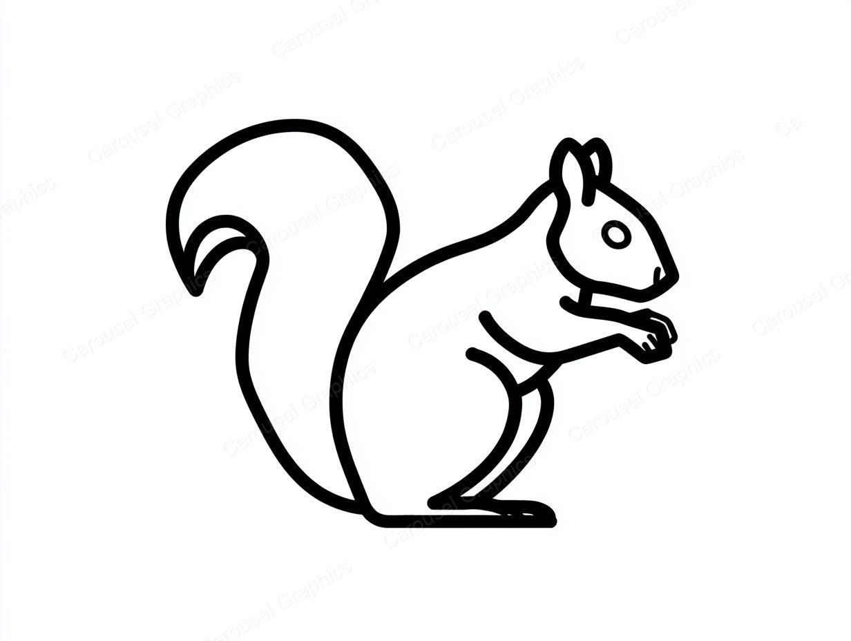 Squirrel Vector Graphic preview