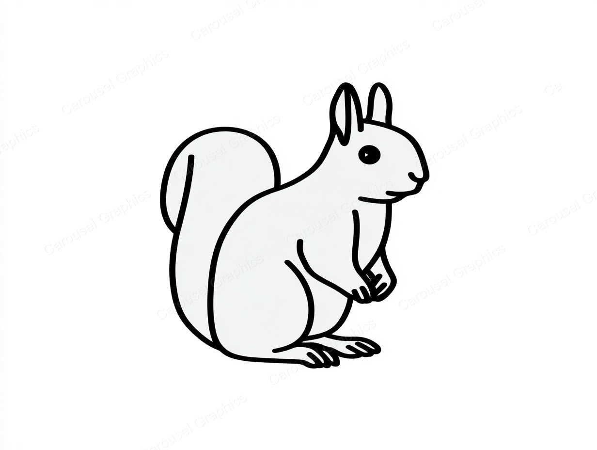 Squirrel Vector Graphic preview