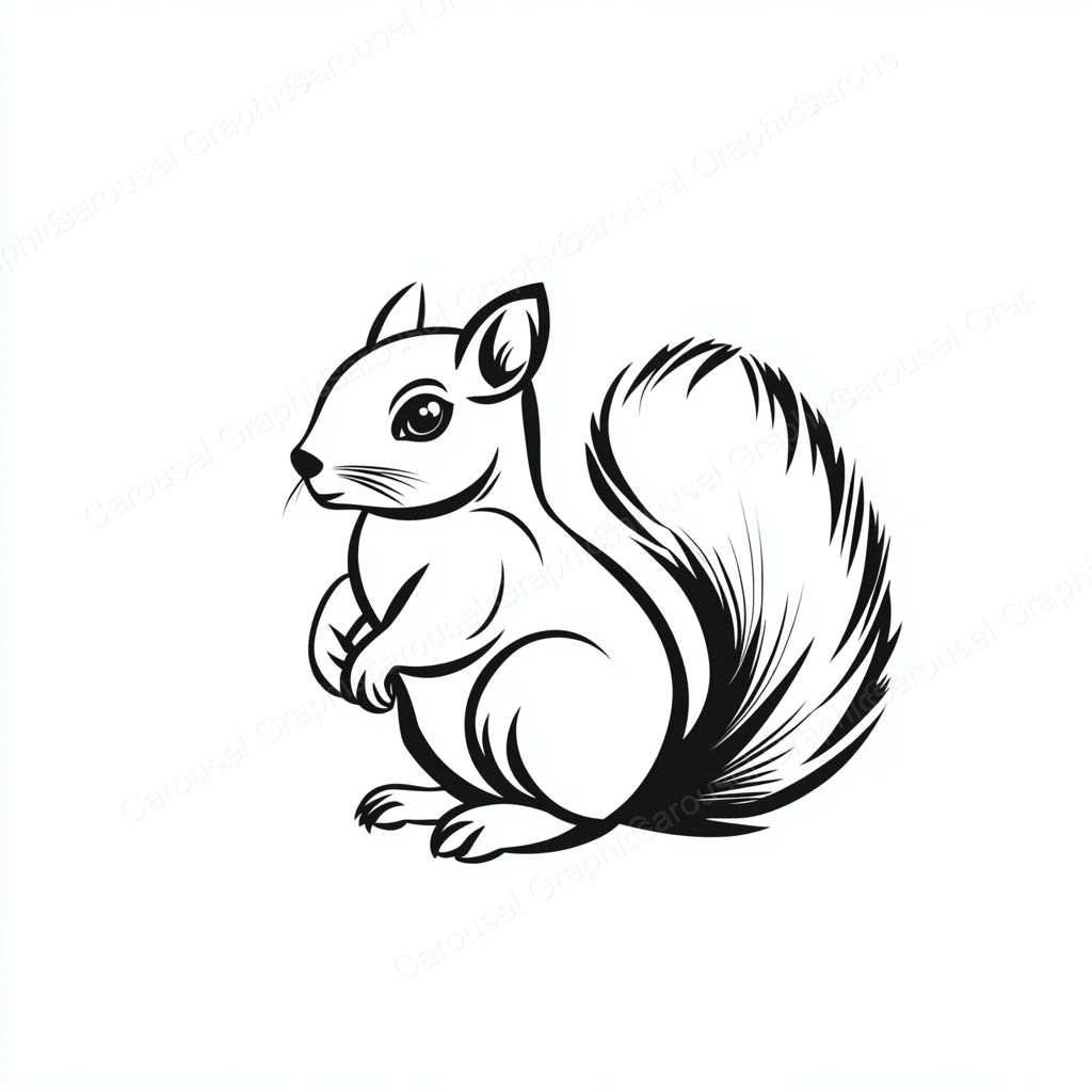 Squirrel Vector Graphic preview