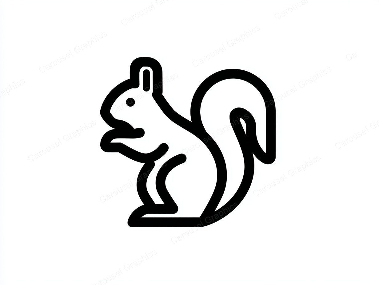 Squirrel Vector Graphic preview