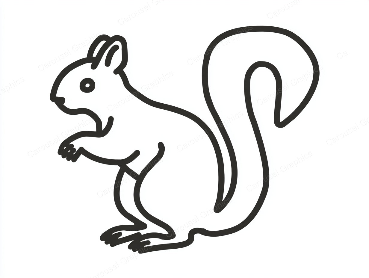 Squirrel Vector Graphic preview