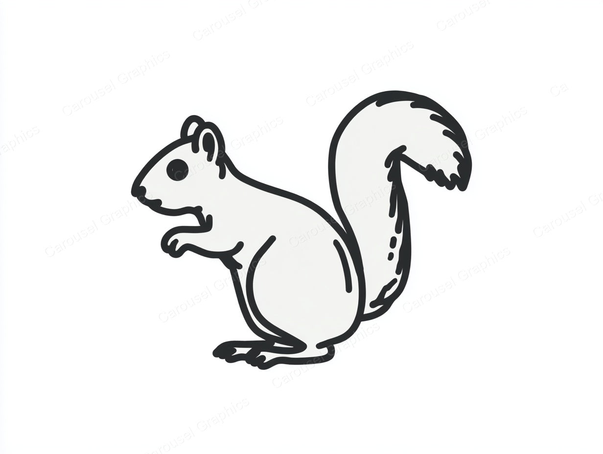 Squirrel Vector Graphic preview