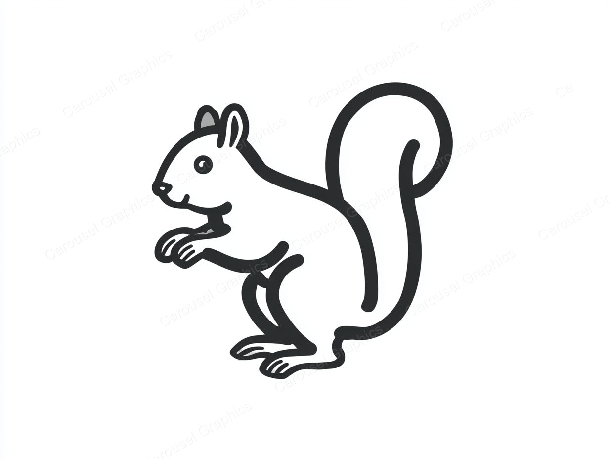 Squirrel Vector Graphic preview