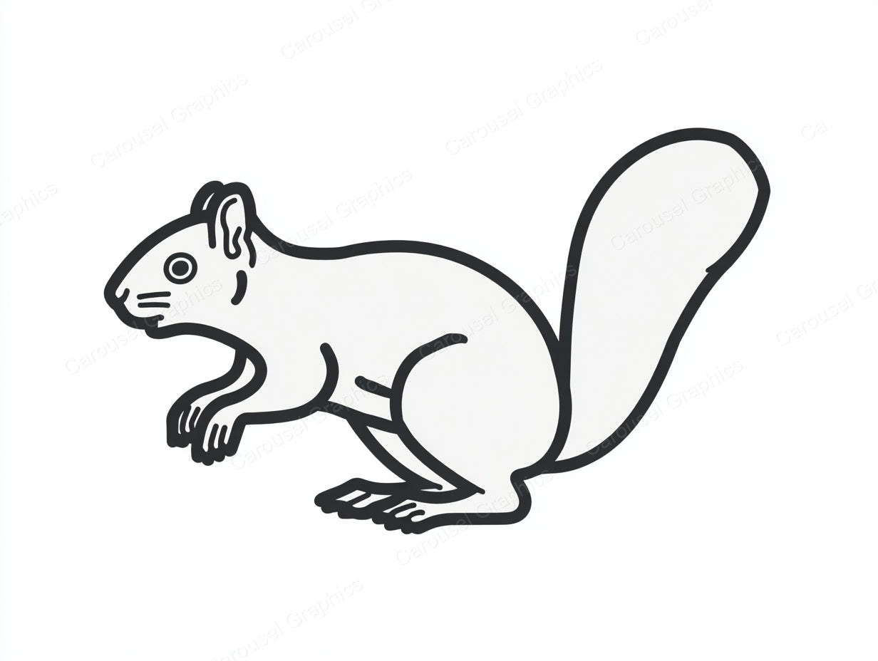 Squirrel Vector Graphic preview