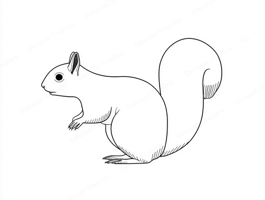 Squirrel Vector Graphic preview