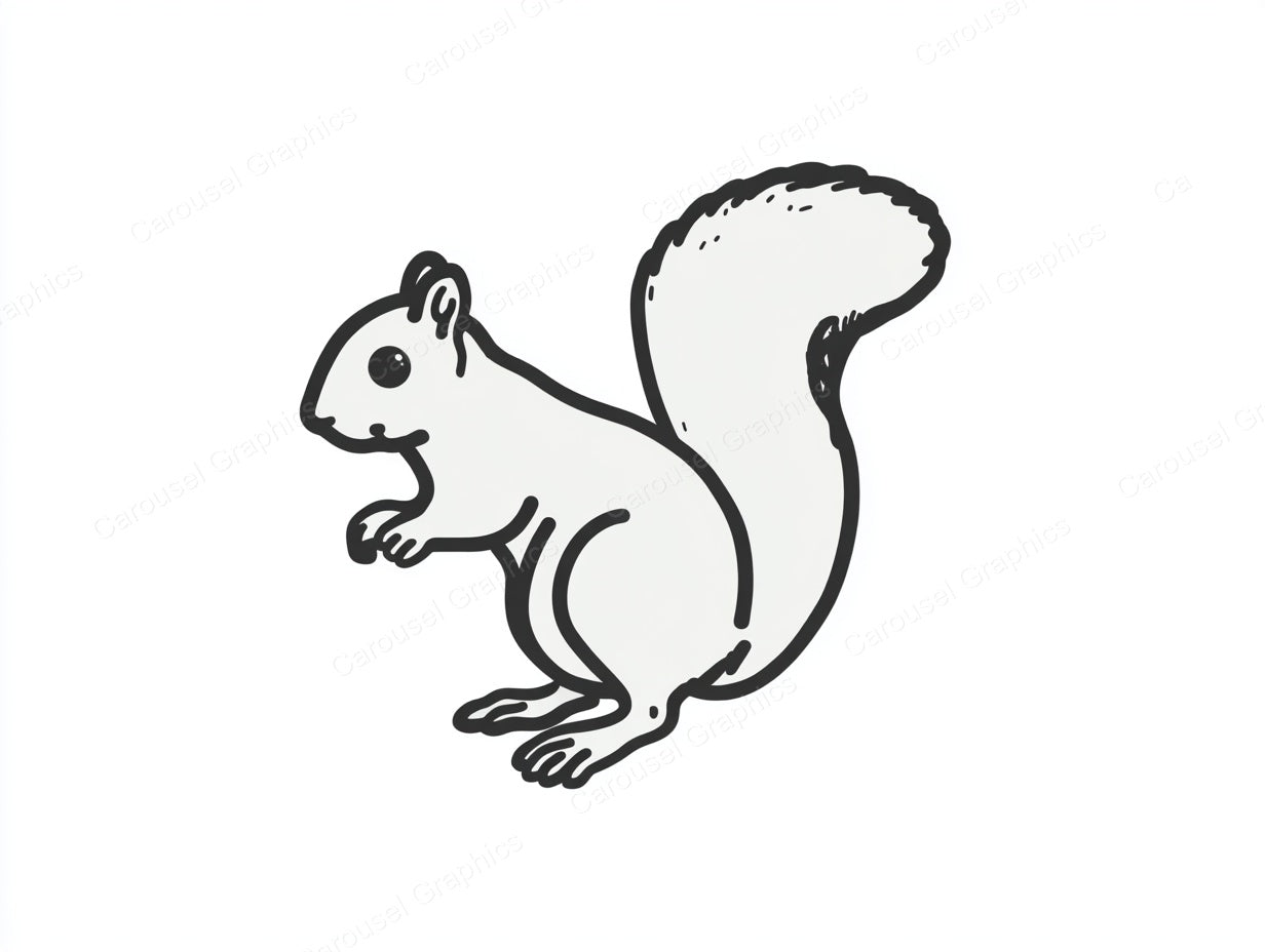 Squirrel Vector Graphic preview