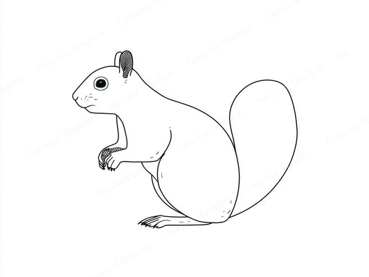 Squirrel Vector Graphic preview