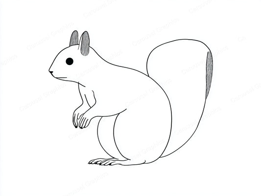 Squirrel Vector Graphic preview