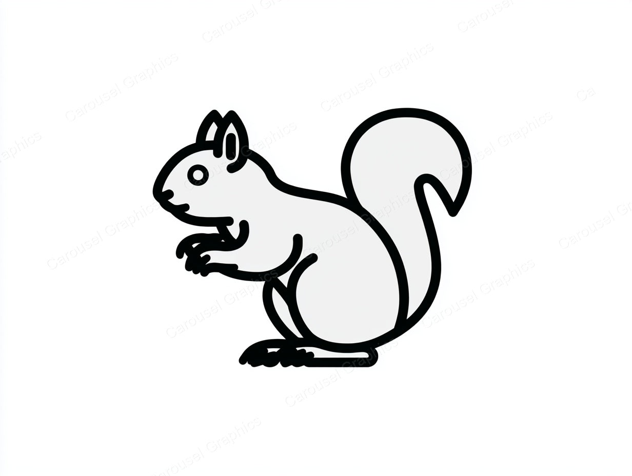 Squirrel Vector Graphic preview