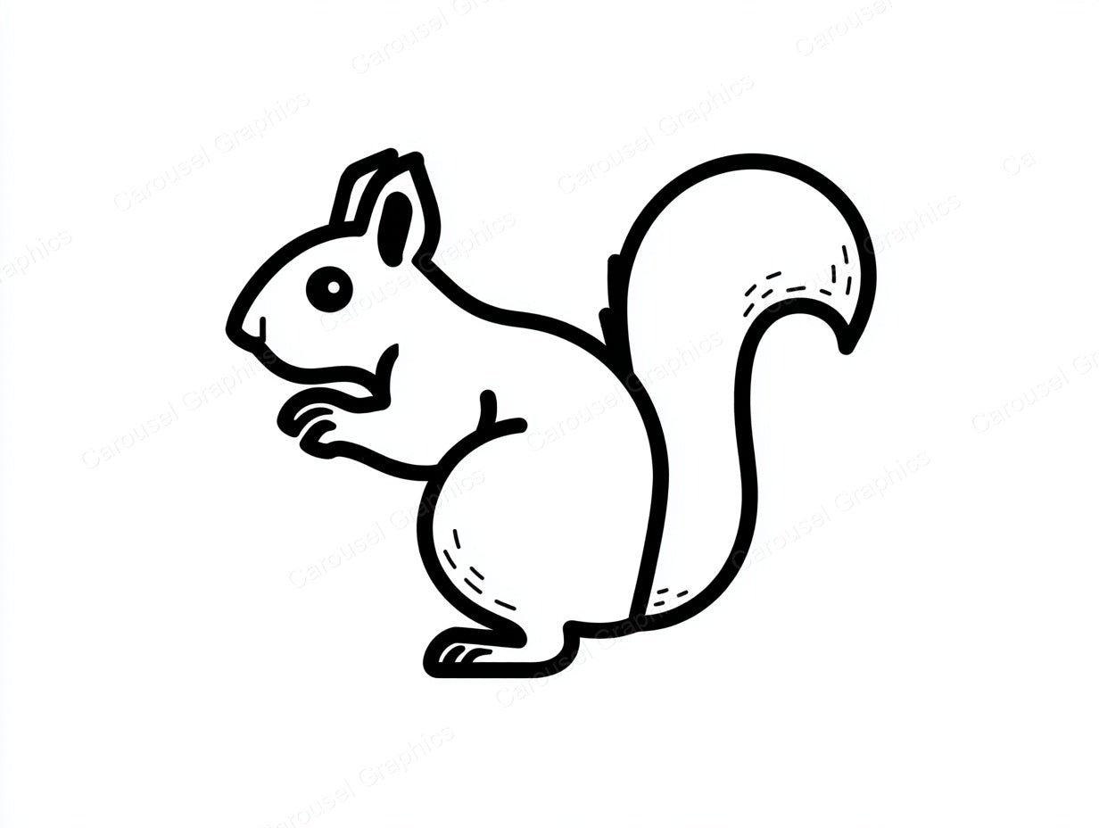 Squirrel Vector Graphic preview