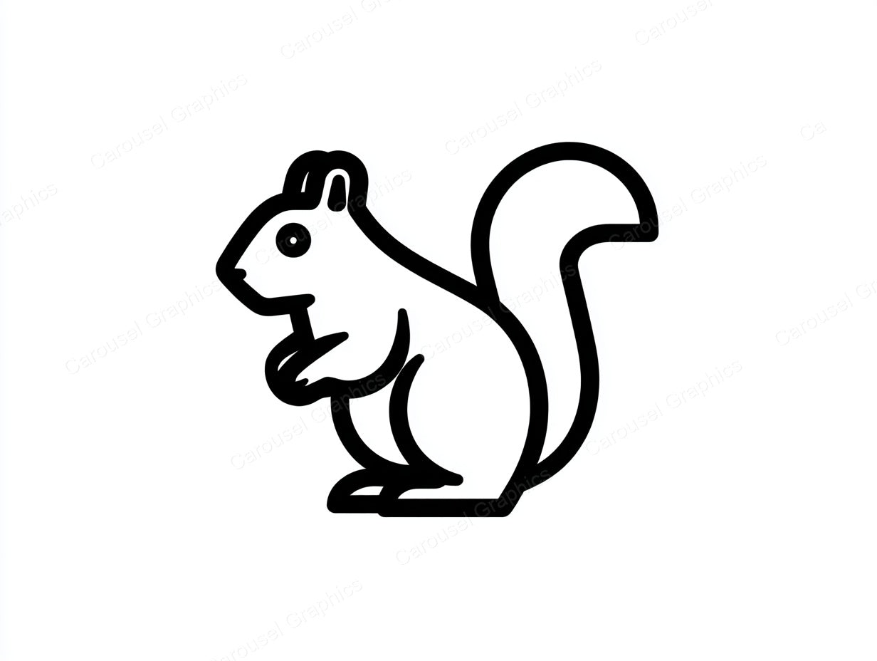 Squirrel Vector Graphic preview