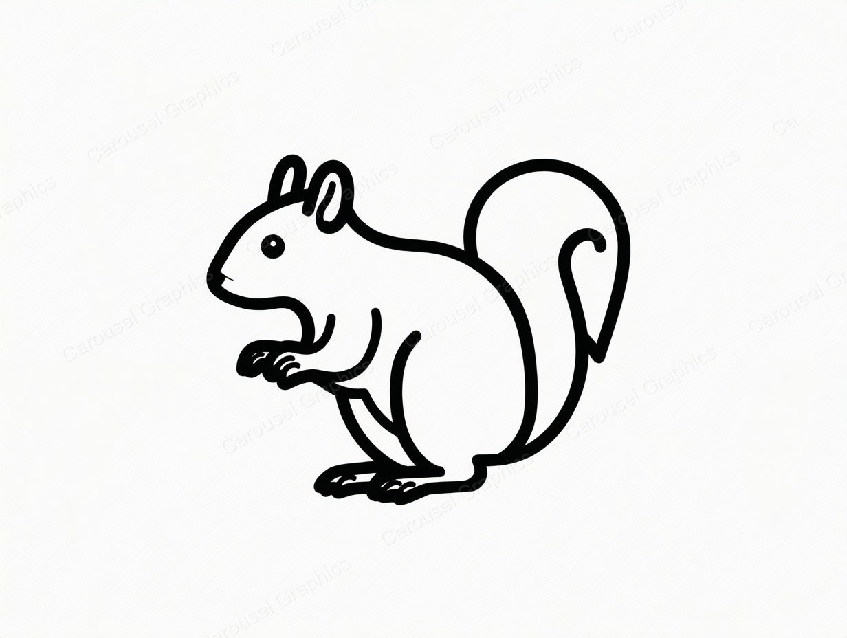 Squirrel Vector Graphic preview
