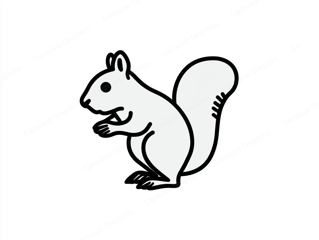 Squirrel Vector Graphic preview