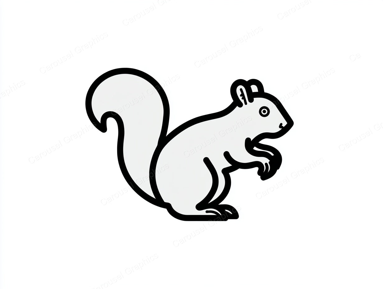 Squirrel Vector Graphic preview