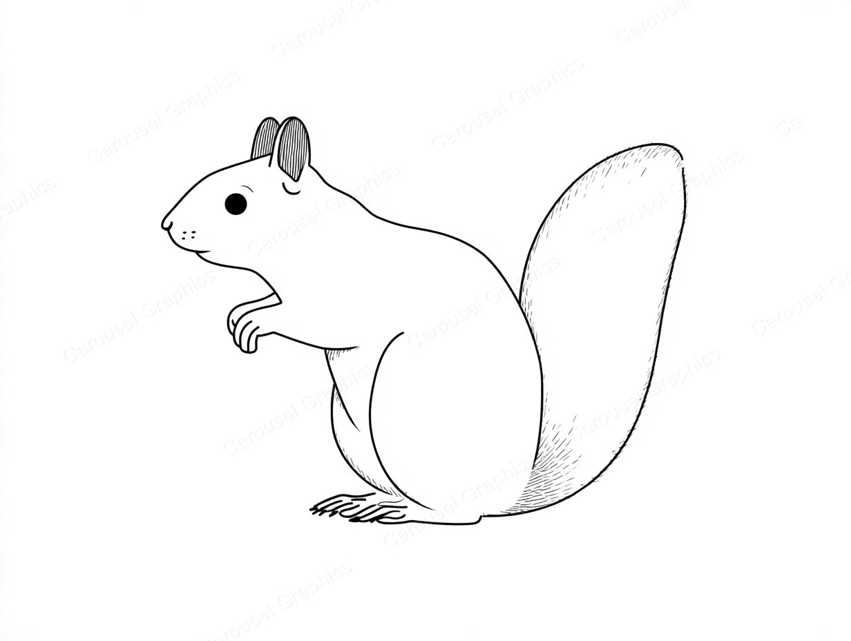 Squirrel Vector Graphic preview