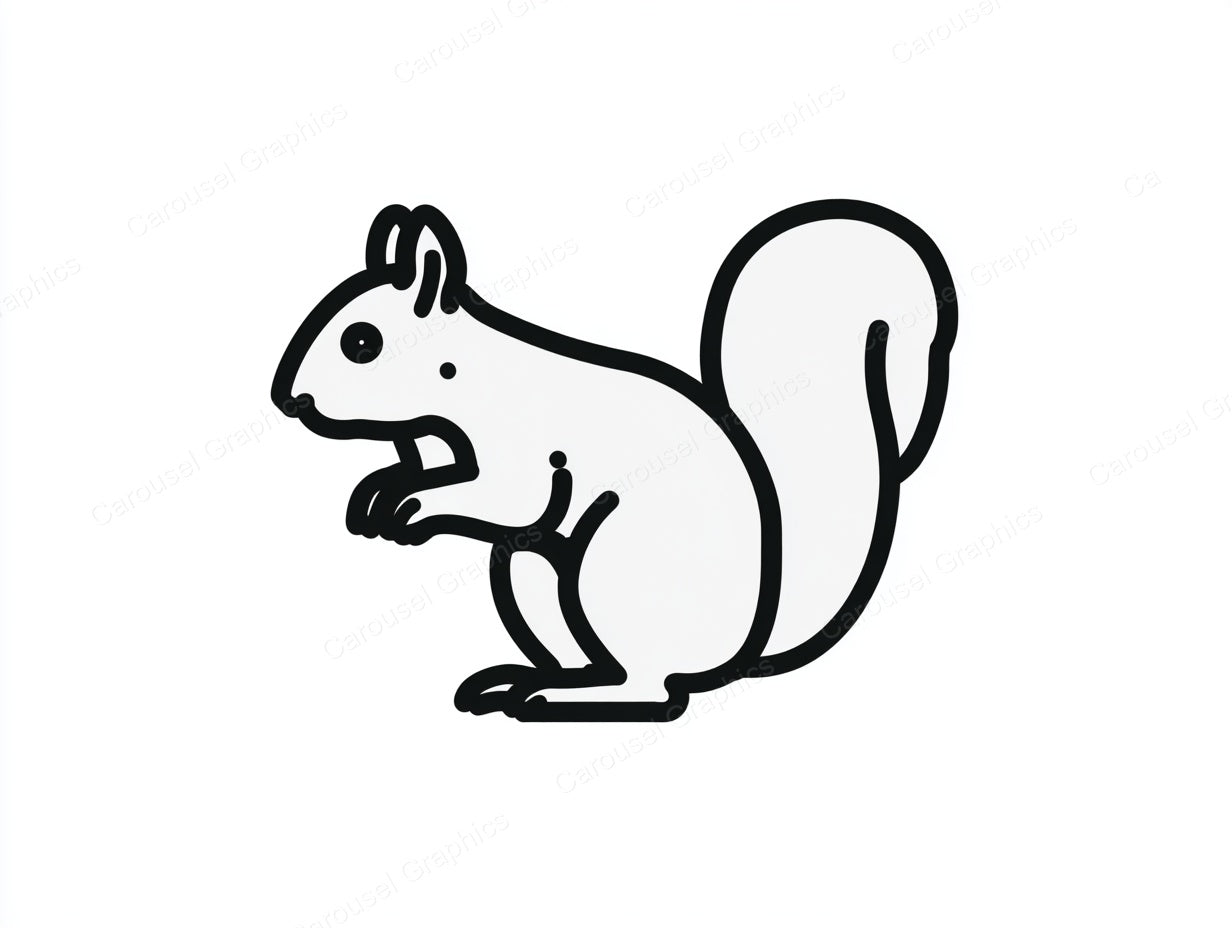 Squirrel Vector Graphic preview