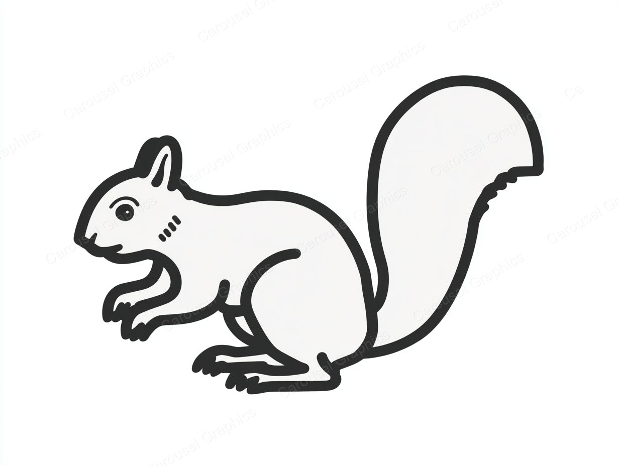Squirrel Vector Graphic preview