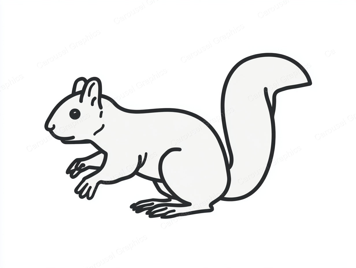 Squirrel Vector Graphic preview