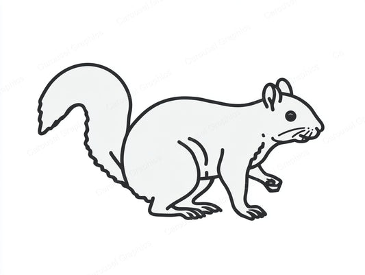 Squirrel Vector Graphic preview