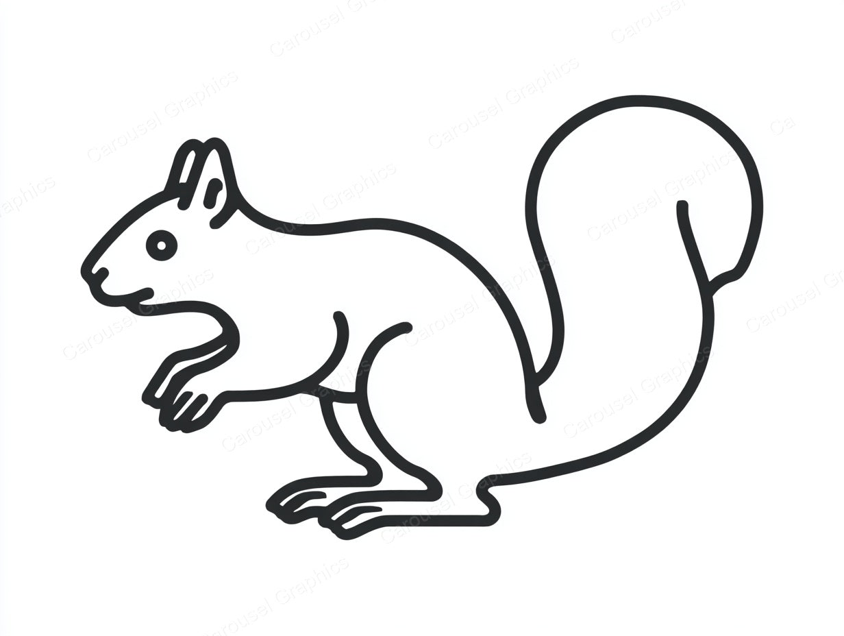 Squirrel Vector Graphic preview