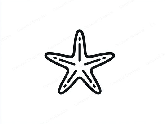 Starfish Vector Graphic preview