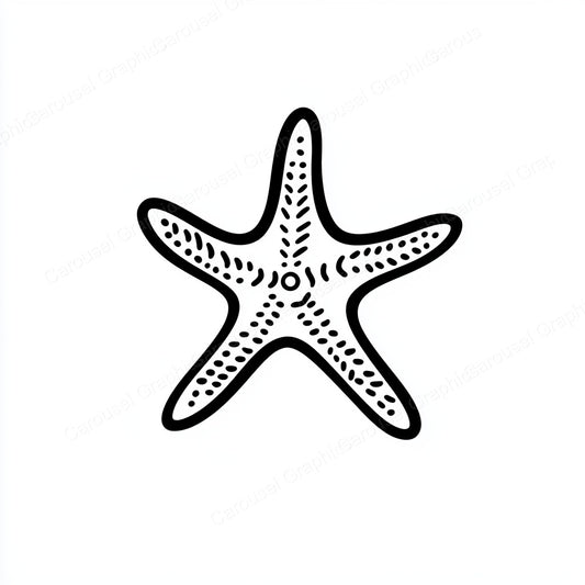 Starfish Vector Graphic preview