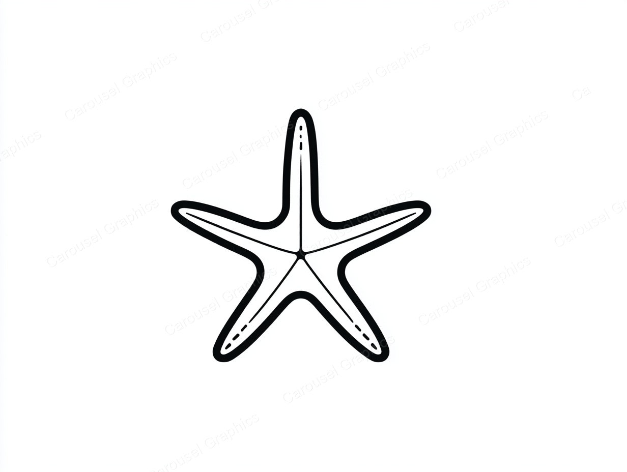 Starfish Vector Graphic preview