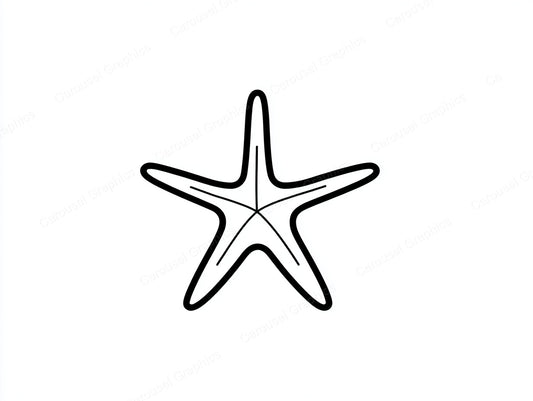 Starfish Vector Graphic preview
