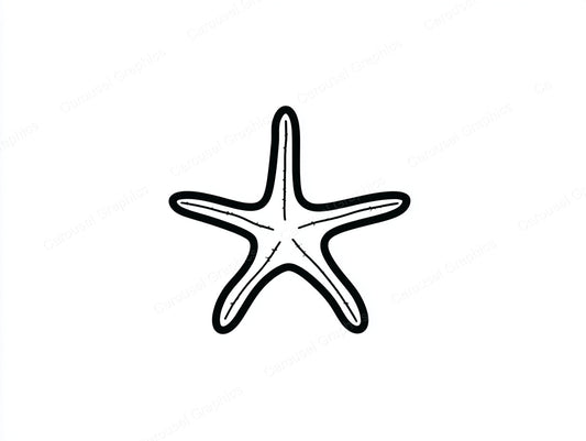 Starfish Vector Graphic preview