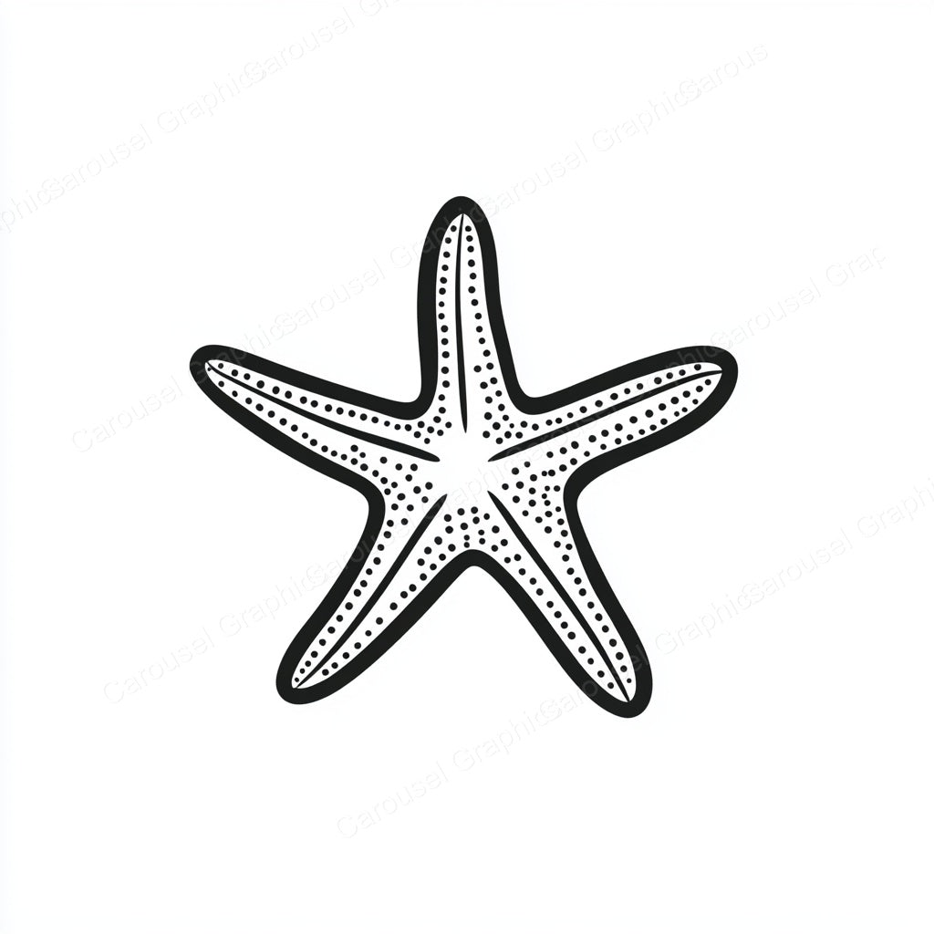 Starfish Vector Graphic preview