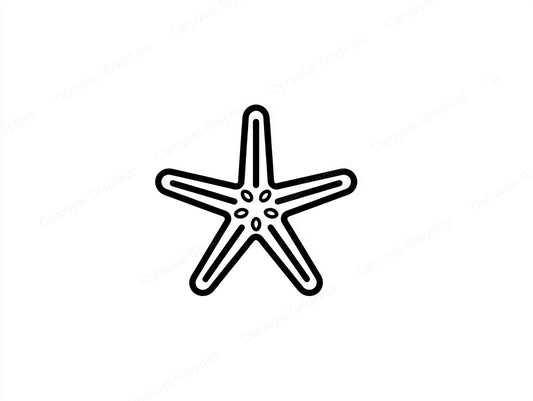 Starfish Vector Graphic preview
