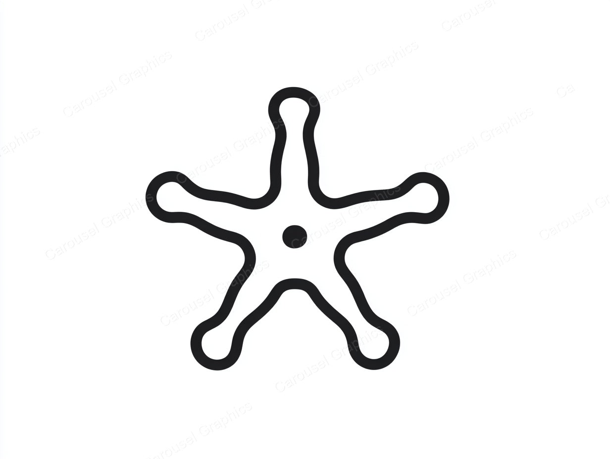 Starfish Vector Graphic preview